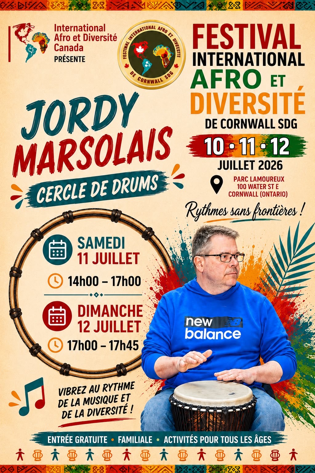 Jordy Marsolais — Cercle de Drums
